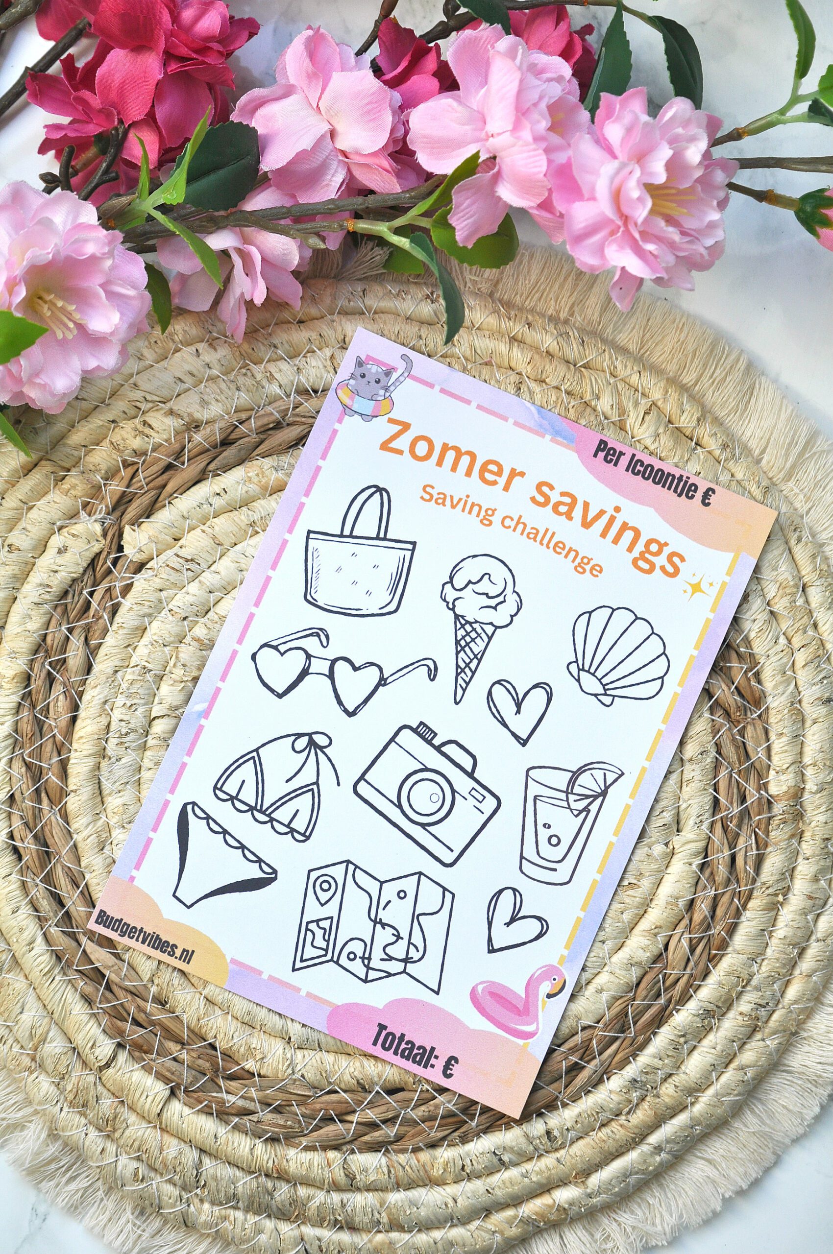 A5 Zomer challenge - Blanco A5 Zomer challenge - Blanco