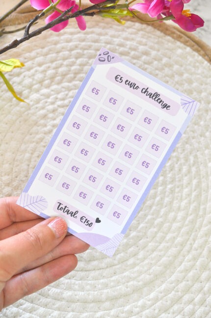 5 euro challenge purple