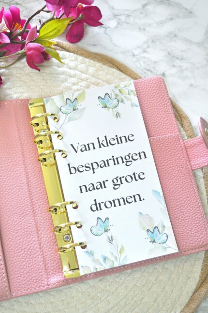 quotes A6 Cover Van Kleine Besparingen