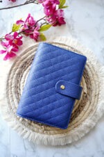 budget binder chic a6 dark blue
